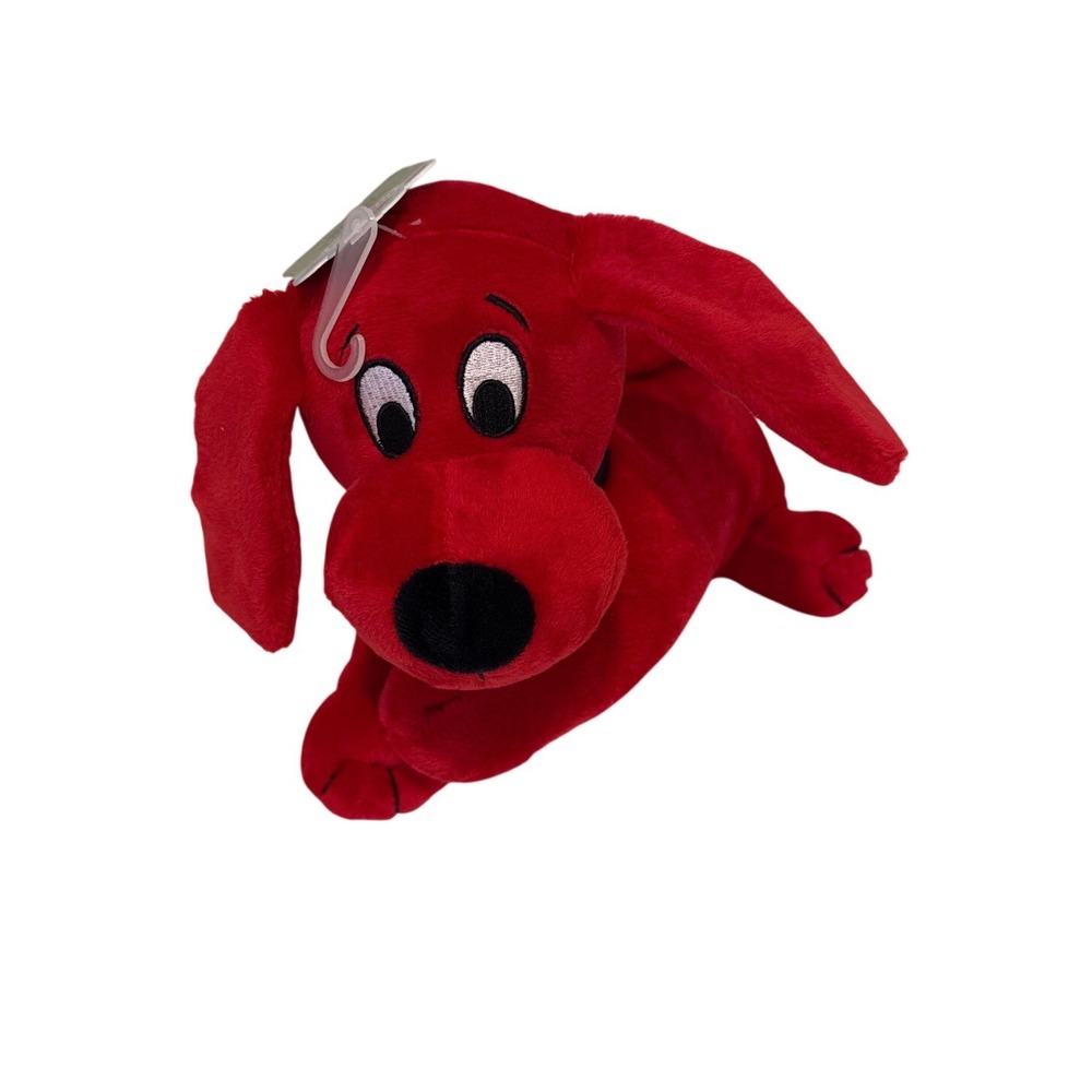 Clifford the Big Red Dog Snuggle Buddy Plush Squeaky Crinkle Pet Toy 11" Red NWT